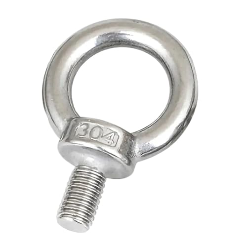 1/2 Stück M12 M16 304 Edelstahl Marine Hebeösenschrauben Ringschlaufenloch for Kabelseil-Ringschraube für mechanische Geräte(M12 2Pcs) von YZDKR