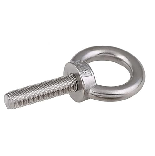 1/3/5 Stück M3-M24 304 Edelstahl Ringschraube Marine Hebering Schraubenschlaufenloch for Kabelseil für mechanische Geräte(3pcs,M10x25) von YZDKR