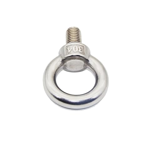 1–5 Stück M3, M4, M5, M6, M8, M10, M12, Hebeösenmuttern/Schraubenring, Ringschraubenring, Hakenmutter, Schrauben, 304 Edelstahl für mechanische Geräte(M14,2PCS) von YZDKR
