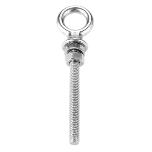 1 Pc M6*40 M6*60 M6*80 M8*60 316 Edelstahl Lange Ringschraube ringschrauben Mit Muttern und Unterlegscheiben Set Boote Schraube für mechanische Geräte(M6 X 60) von YZDKR