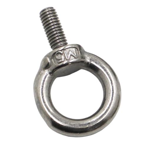 1 Stück DIN580 M3 M4 M5 M6 M8 M10 M12 304 Edelstahl Marine Hebeöse Schrauben Ring Schleife Loch for Kabel Seil Augenschraube für mechanische Geräte(M4) von YZDKR