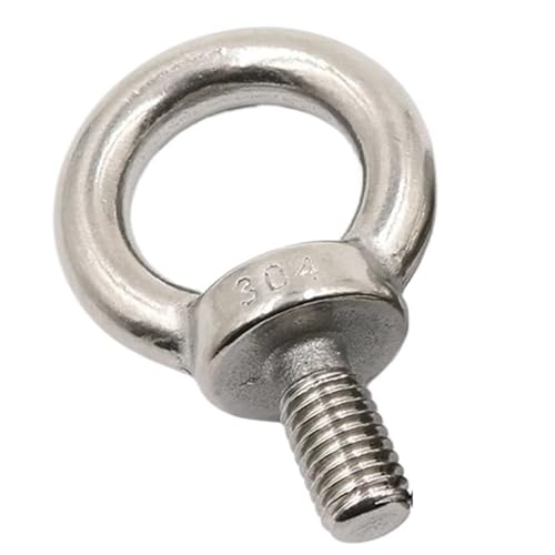 1 Stück Ringschraube M10 M12 M14 M16 M18 M20 M24 304 Edelstahl Marine Ring Schleife Loch for Kabel Seil Augenschrauben Hebeösenschraube für mechanische Geräte(M14,60MM_1 PCS) von YZDKR