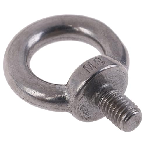 1 Stücke M4 M5 M6 M8 304 Edelstahl Marine Hebeöse Schrauben Ring Schleife Loch for Kabel Seil Augenschraube für mechanische Geräte(M8) von YZDKR