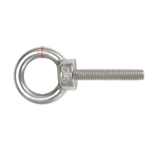 1 Stücke M5 L50 60 304 Edelstahl Ringschraube Marine Hebering Schraube Schleife Loch for Kabel Seil für mechanische Geräte(M5x50-1Pcs) von YZDKR