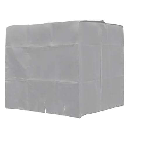 1000L IBC-Wassertankabdeckung, wasserdichte Plane mit Reißverschluss for IBC-Regentankabdeckung für den Außenbereich(Silver) von YZDKR