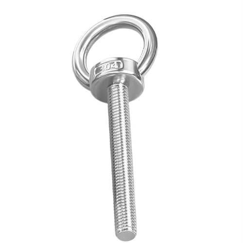 1PCS M3 M4 M5 M6 M8 M10 M12 M14 M16 M20 M24 304 Edelstahl Hebe Auge Schraube schrauben Runde Ring Haken Bolzen für mechanische Geräte(M12x40mm) von YZDKR