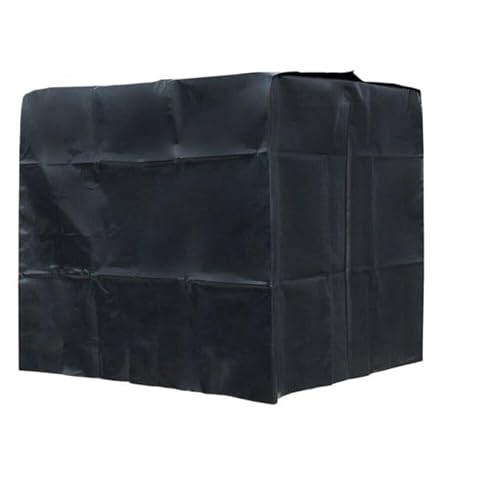 4 Farben IBC Outdoor Abdeckung for Regenwassertank 1000 Liter Behälter Folie wasserdichte Sonnenschutz Oxford Tuch für den Außenbereich(Black) von YZDKR
