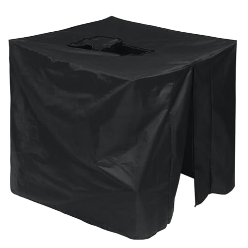420D wasserdichte Abdeckung Regenwassertank Oxford Tuch Gartenbox IBC Container Schutzhülle für den Außenbereich(Black) von YZDKR