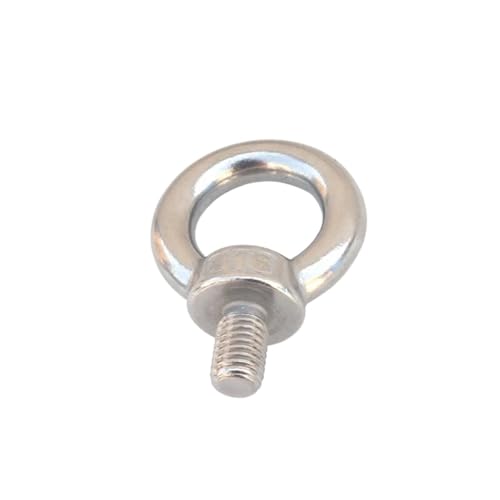 50 TEILE/LOS 316 Metrisches Gewinde M6 Edelstahl Ringschraube Ringschrauben Schlaufenlochmuttern für mechanische Geräte von YZDKR