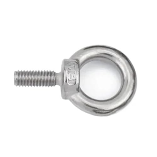 Augenschraube M3 M4 M5 M6 M8 M10 M12 M14 M16 M18 M20 M24 304 Edelstahl Marine Hebering Hakenschrauben Ring für mechanische Geräte(M18-1pcs,28mm) von YZDKR