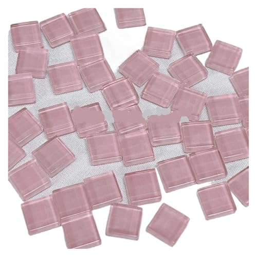 DIY Keramik Mosaik Glas 50 Stück Fliesen handgefertigt Spiegel dekorative Keramikfliesen Wandtechnik farbiges Kristall dekoratives Material für Kunst und Handwerk(Color 10) von YZDKR