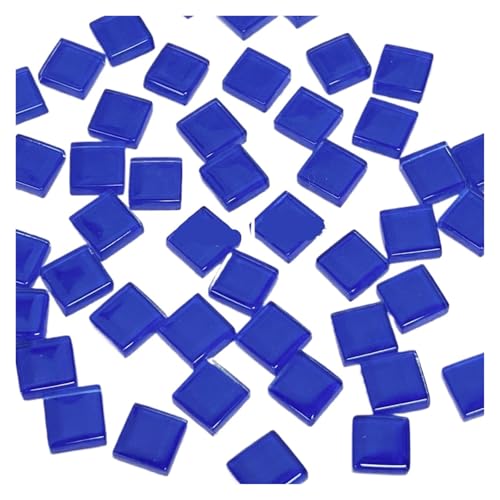 DIY Keramik Mosaik Glas 50 Stück Fliesen handgefertigt Spiegel dekorative Keramikfliesen Wandtechnik farbiges Kristall dekoratives Material für Kunst und Handwerk(Color 11) von YZDKR