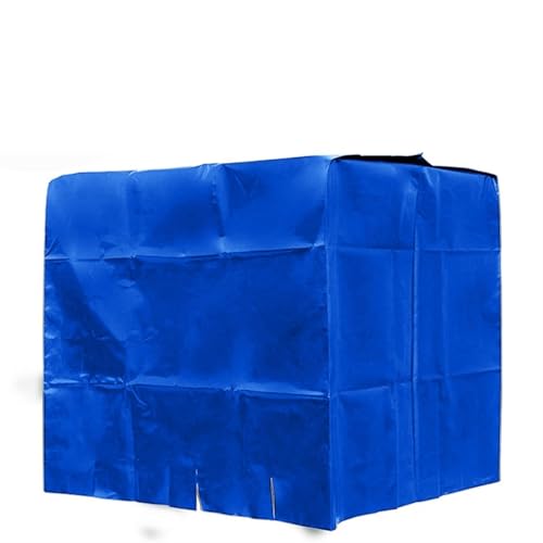 Grüne IBC-Containerabdeckung, 120 x 100 116 cm, wasserdichte Sonnenschutzabdeckung, IBC-Wassertank, 1000 Liter, Folienabdeckungen für den Außenbereich(Blue) von YZDKR