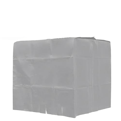Grüne IBC-Containerabdeckung, 120 x 100 116 cm, wasserdichte Sonnenschutzabdeckung, IBC-Wassertank, 1000 Liter, Folienabdeckungen für den Außenbereich(Silver) von YZDKR