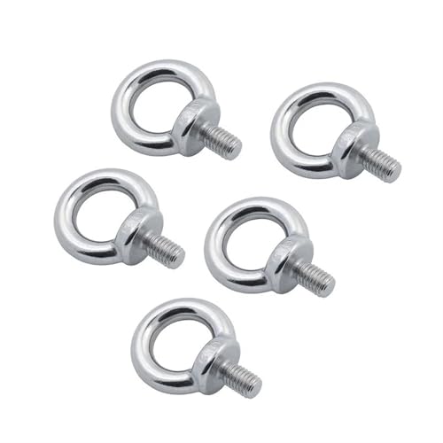 M6 M8 M10 M12 Hebeösenschraube, 304 Edelstahl, Splitter, robust, for Heben von Drahtseilen für mechanische Geräte(5PCS,M10) von YZDKR