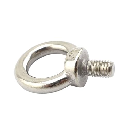 Metrisches Gewinde M3 M4 M5 M6 M8 M10 M12 M16 M18 M20 M24 Hebebolzen Ösenhakenmuttern Schulterhebeschraube Ösenringschrauben für mechanische Geräte(2PCS X M16) von YZDKR