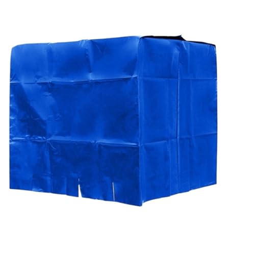 Schwarze IBC-Container-Abdeckung, Schutzhülle for IBC-Wassertank, Palette, Gartenmöbel, Abdeckung für den Außenbereich(120x100x116cm-blue) von YZDKR