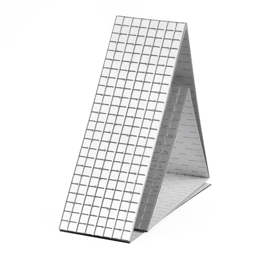 Selbstklebende echte Handwerk Mini quadratische Spiegel Mosaik Fliesen Aufkleber for Badezimmer DIY handgemachte Handwerk Home Dekoration machen für Kunst und Handwerk(01-4x60cm-5x5mm) von YZDKR