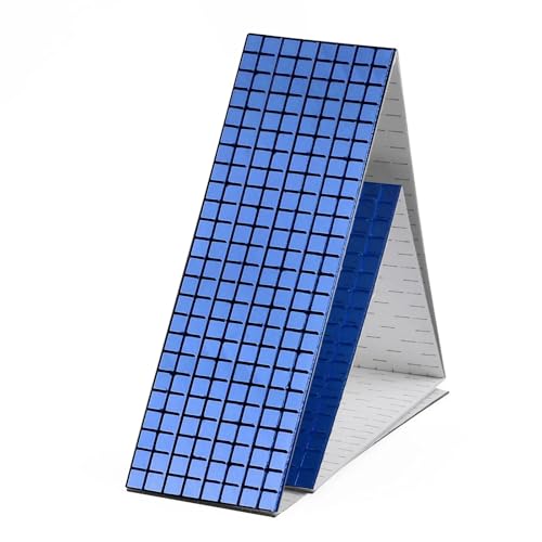 Selbstklebende echte Handwerk Mini quadratische Spiegel Mosaik Fliesen Aufkleber for Badezimmer DIY handgemachte Handwerk Home Dekoration machen für Kunst und Handwerk(05-4x60cm-5x5mm) von YZDKR