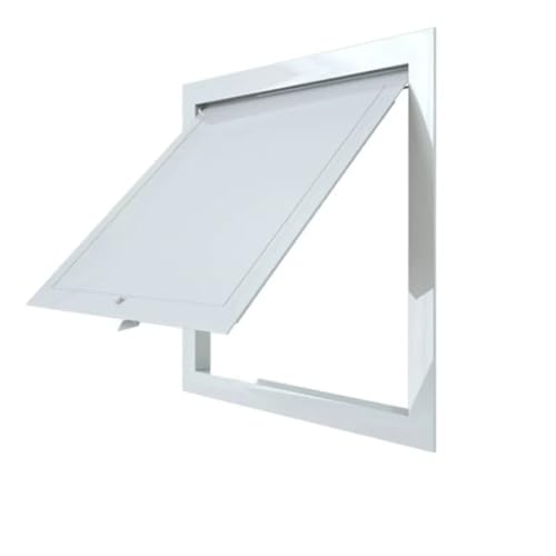 Tür verdreht Wand Decke Zugangsklappe Zugangstür for HLK-Kanal Toilette Badezimmer Entlüftungsabdeckung Zugangsabdeckplatten Aluminiumlegierung für Inspektionsklappe(B) von YZDKR