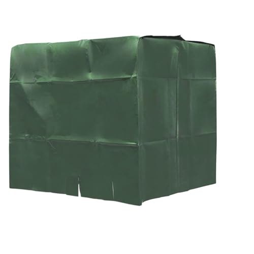 Wassertank-Schutzhülle, 1000 Liter, IBC-Container, wasserdichte Abdeckung, Sonnenschutz, Oxford-Tuch, 210D, auch for den Außenbereich für den Außenbereich(Green) von YZDKR