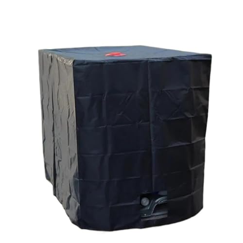 Wassertank-Schutzhülle, 210D Oxford-Tuch, Sonnenschutz-Abdeckung, Regenfass-Hülle for Außenhöfe für den Außenbereich(Black) von YZDKR