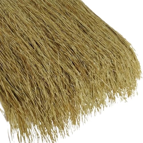 YZDKR 1Pcs Simulierte Stroh Hause Dach Panel Abdeckungen Künstliche Matte Teppich Trim Garten Landschaft Dekorative für Garten-Terrasse(Yellow) von YZDKR