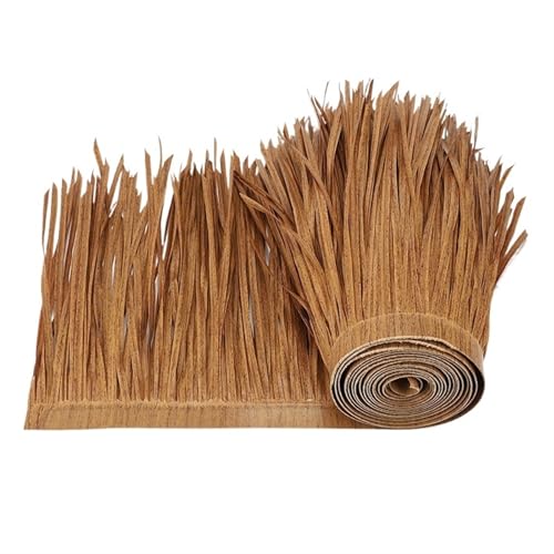 YZDKR 3,0 m/12 m Strohdach, Synthetisches Palmenstroh, Fliesenrolle, Hüttengras, Garten, Terrasse, Zaun, Bar, Party für Garten-Terrasse(Type2,3.0Mx0.5M) von YZDKR