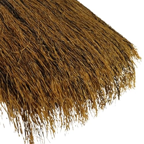 YZDKR 47 x 50 cm, realistisches künstliches Strohdach, simuliertes, Gartenzaun, Gartenterrasse für Garten-Terrasse(Brown) von YZDKR