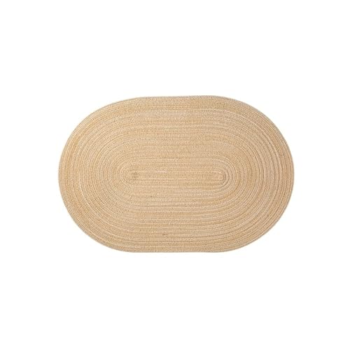 YZDKR Einfarbig PU Leder Tischset Wärme Hohe Temperatur Widerstand Haushalt Esstisch Isolierung Pad Wasserdicht für Home Kitchen Restaurant(Color 13) von YZDKR