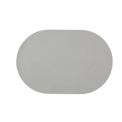YZDKR Einfarbig PU Leder Tischset Wärme Hohe Temperatur Widerstand Haushalt Esstisch Isolierung Pad Wasserdicht für Home Kitchen Restaurant(Color 6) von YZDKR