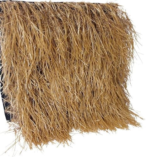 YZDKR Künstliche Strohmatte, Strohdach, natürliche Strohrolle for Pavillon, Garten, Bar, synthetische Simulationsanlage für Garten-Terrasse(1x2M) von YZDKR