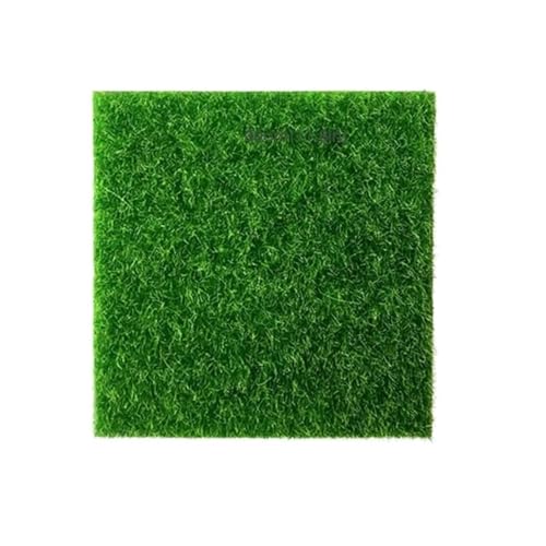 YZDKR Künstlicher Rasengarten im Freien synthetischer Rasenrasen Innenbalkon Innenhof Dekor Rasen gefälschter grüner Grasteppich für Außenbereiche(3pcs 30 * 30cm) von YZDKR