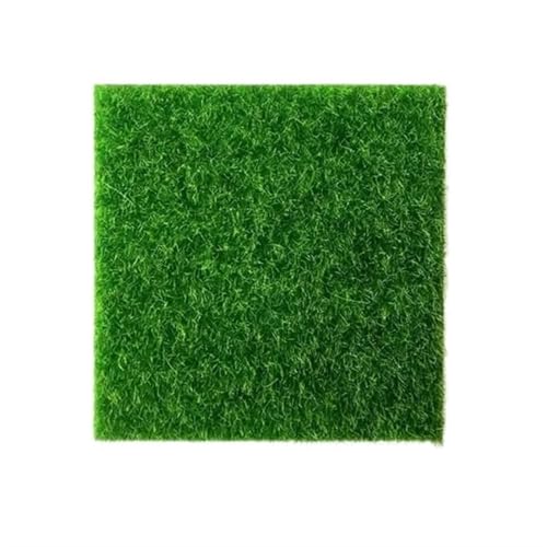 YZDKR Kunstrasen Kunstrasen Rasenteppich Außenterrasse Synthetische Matte Teppich Innen Außen Gartendekoration Landhaus für Außenbereiche(2pcs 15x15cm) von YZDKR