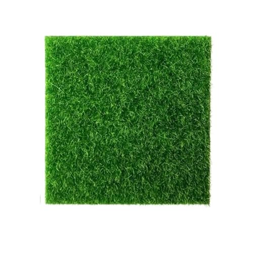 YZDKR Kunstrasen Kunstrasen Rasenteppich Außenterrasse Synthetische Matte Teppich Innen Außen Gartendekoration Landhaus für Außenbereiche(4pcs 30x30cm) von YZDKR