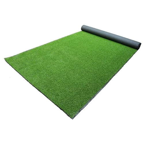 YZDKR Kunstrasen Outdoor Gartenrasen Synthetischer Carpetfaux Mikrolandschaftsrasen Gefälschtes DIY Beflockungsgras für Außenbereiche(50 * 50cm) von YZDKR