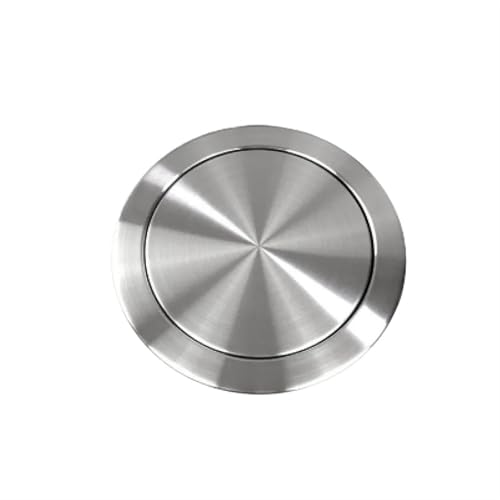 YZDKR Moderne Spüle Teile Arbeitsplatte Edelstahl Flush Einbau Schwingklappe Deckel Abdeckung Mülleimer Deckel Bad Küche Zubehör für Küchenarbeitsplatte(B) von YZDKR