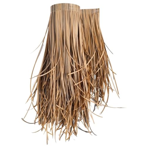 YZDKR Strohdach, Synthetisches Palmenstroh, Fliesenrolle, Hüttengras, Garten, Terrasse, Zaun, Bar, Party für Garten-Terrasse(E,100x100cm) von YZDKR