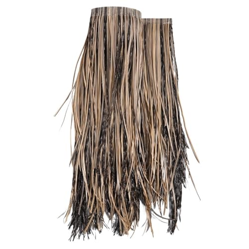 YZDKR Strohdach, Synthetisches Palmenstroh, Fliesenrolle, Hüttengras, Garten, Terrasse, Zaun, Bar, Party für Garten-Terrasse(F,100x100cm) von YZDKR
