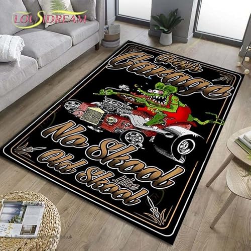 YZGAH Fashion Rat Fink Teppiche Und Teppich Wohnzimmer Schlafzimmer Großflächig Weicher Teppich Zuhause Kinderzimmer Bodenmatte Deko H198 120X180Cm YZGAH Fashion Rat Fink Teppiche Und Teppich Wohnzimmer Schlafzimmer Großflächig Weicher Teppich Zuhause Kinderzimmer Bodenmatte Deko H198 120X180Cm von YZGAH