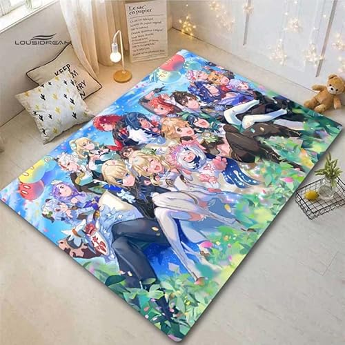 YZGAH Genshin Impact Teppich Wohnzimmer Fußmatte Eingang F4288 60X90Cm von YZGAH