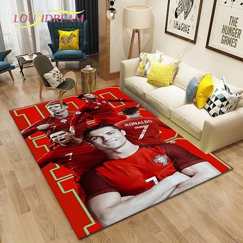 YZGAH Ronaldo-Teppich, Weich, Schlafzimmer, Wohnzimmer, Dekor, Kinderspielplatz, Küche, Badezimmer, Fußmatte, Heimdekoration, H2583, 120 X 180 cm YZGAH Ronaldo-Teppich, Weich, Schlafzimmer, Wohnzimmer, Dekor, Kinderspielplatz, Küche, Badezimmer, Fußmatte, Heimdekoration, H2583, 120 X 180 cm von YZGAH