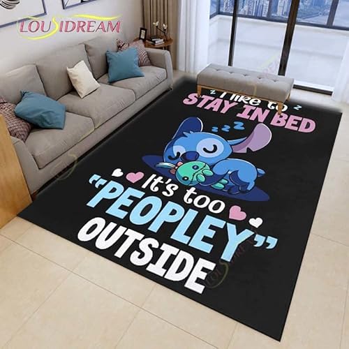 YZGAH Stitch Rugs Mode 3D-Druck Anime Matte Cartoon Wohnzimmer Schlafzimmer Großflächiger Weicher Teppich Home Kinderzimmer Bodenmatte H1361 40X60Cm YZGAH Stitch Rugs Mode 3D-Druck Anime Matte Cartoon Wohnzimmer Schlafzimmer Großflächiger Weicher Teppich Home Kinderzimmer Bodenmatte H1361 40X60Cm von YZGAH