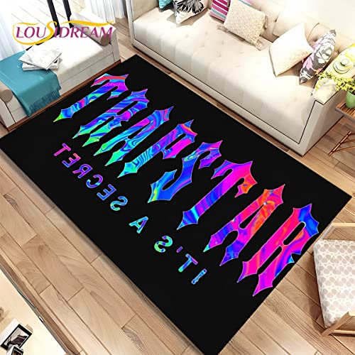 YZGAH Trapstar London Beliebte Mode Bereich Teppich, Teppich Teppich Für Wohnzimmer Schlafzimmer Sofa Fußmatte Dekoration, Kid Play rutschfeste Bodenmatte P3254 40X60Cm von YZGAH