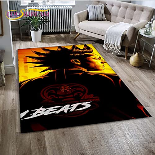 YZGAH Tv Karate Cobra Kai Amanda Bereich Teppich Groß, Teppich Teppich Für Wohnzimmer Schlafzimmer Sofa Fußmatte Dekoration, Kind Spiel rutschfeste Bodenmatte P3590 40X60Cm von YZGAH