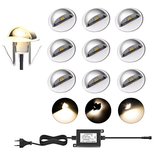 Terrassen Einbaustrahler Terrassenbeleuchtung 10er Set von YZGWZLD