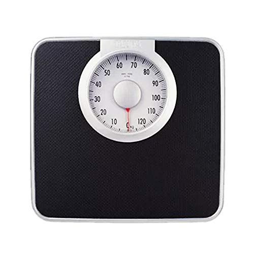 YZJJ mechanische Personenwaage, Personenwaage analog, im Retro-Design - analoge Waage, bis max. 120 kg(Mechanische Waage im klassischen Doktorwaagen-Design, Metall-Korpus, rutschfeste Wiegefläche) von YZJJ