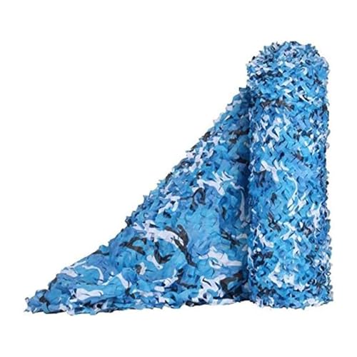 Marine-Tarnnetz 8x11m Camouflage Netz Verstecktes Tarnung Net für Jagd Autodeckung Gartenzaun Mottoparty schmücken Sonnenschutz(Color：Marine,Size:8 * 11m/26 * 36ft) von YZJL