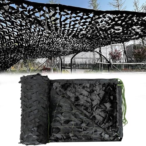 Sonnenschutz Tarnnetz 6x20m - Tarnnetz Jagdnetz Militär Camouflage Leicht & kompakt verstaubar, für Gartenlaube Festdeko von YZJL