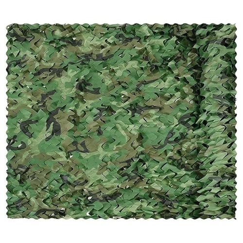 Tarnnetz 10 * 20m Dschungel Tarnung Net Verstecktes Camouflage Netz für Outdoor Camping Jagd Themenparty-Dekoration Garten Autoabdeckung Sonnenschutznetz(Color：Dschungel,Size:10 * 20m/33 * 66ft) von YZJL